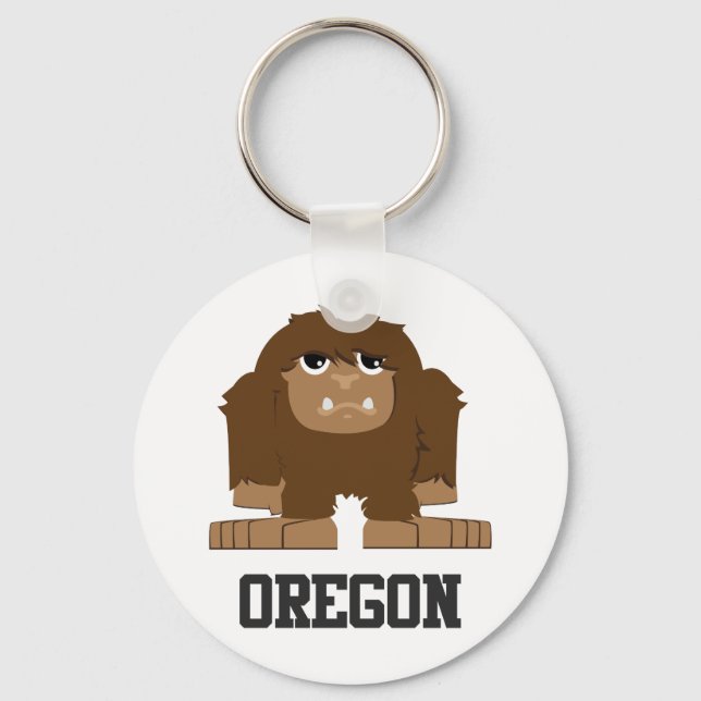 Oregon Bigfoot Nyckelring (Framsida)