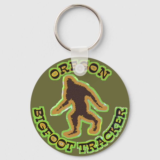 Oregon Bigfoot Tracker Nyckelring (Framsida)
