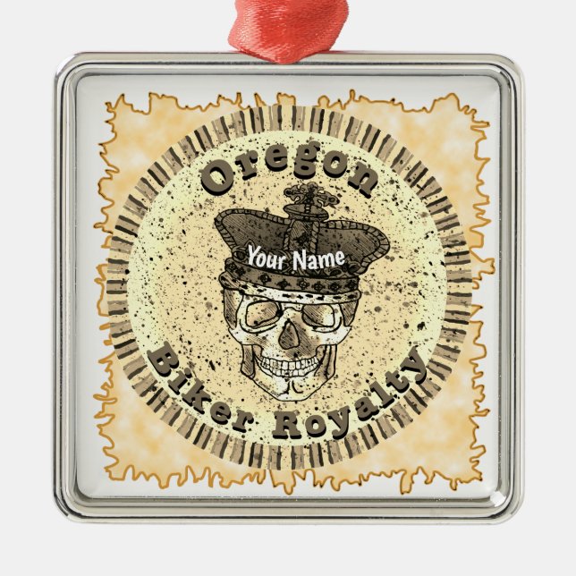 Oregon Biker  Julgransprydnad Metall (Framsidan)