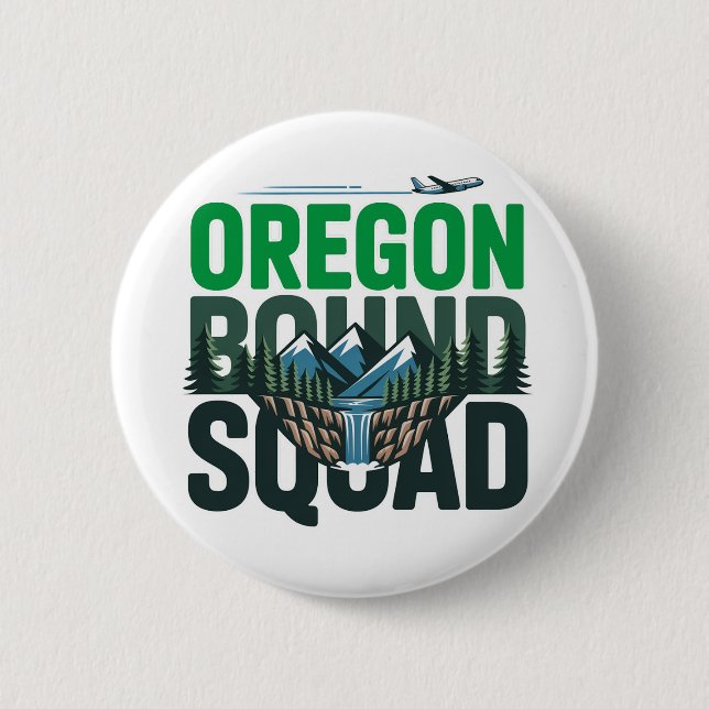 Oregon Bound Squad Resaäventyr Knapp (Framsida)