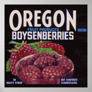 Oregon Boysenbär kan märkas på 1940-talet Poster