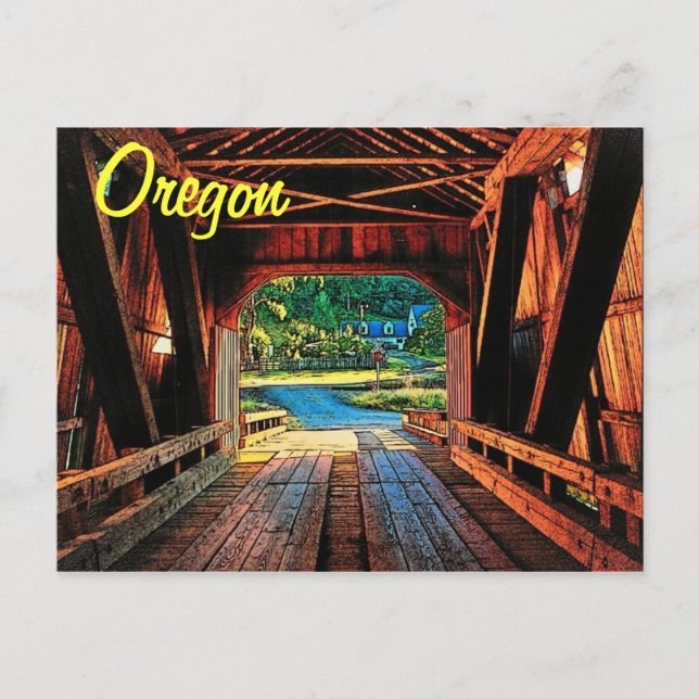 Oregon Bridge-vykort Vykort (Framsida)