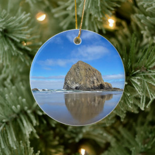 Oregon Cannon Beach Julgransprydnad Keramik