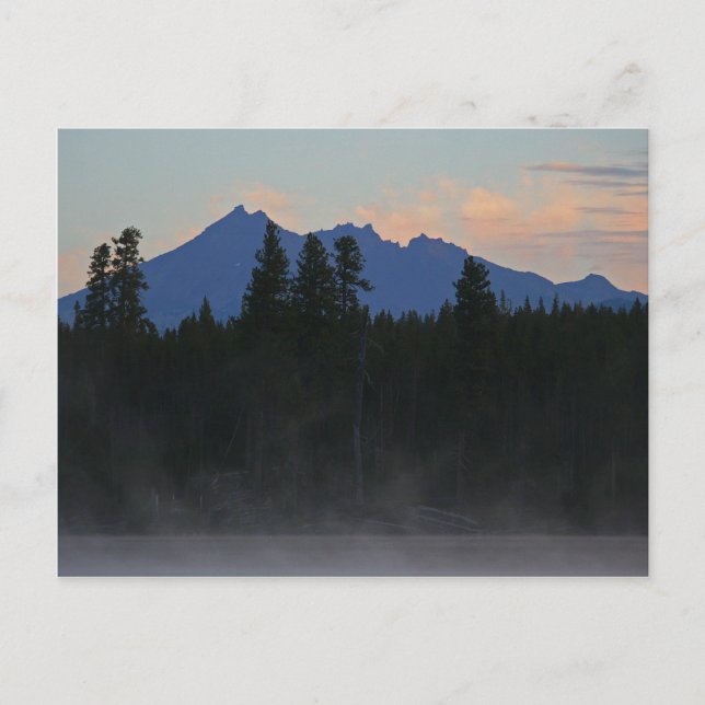 Oregon Cascades i Dawn Vykort (Framsida)