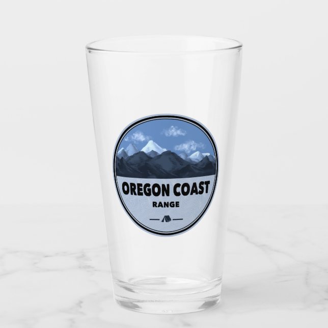 Oregon Coast Mountain Range Camping Glaskopp (Framsida)