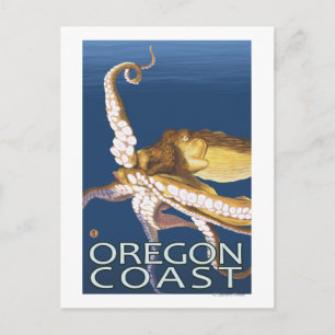 Oregon Coast Octopus Vykort