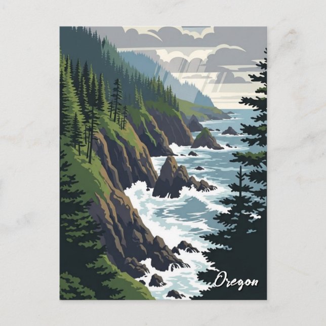 Oregon Coast Vykort (Framsida)