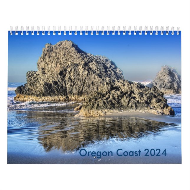 Oregon Coastal Bilder 2024 Kalender (Omslag)