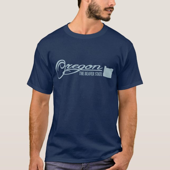 Oregon (delstaten Mine) Tee (Framsida)