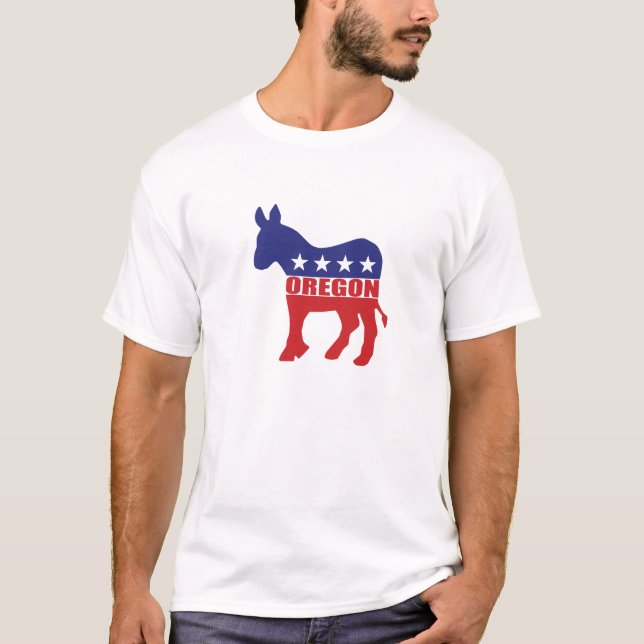 Oregon demokratåsna t shirt (Framsida)