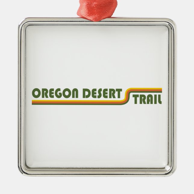 Oregon Desert Trail Julgransprydnad Metall (Framsidan)