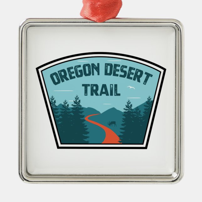 Oregon Desert Trail Julgransprydnad Metall (Framsidan)