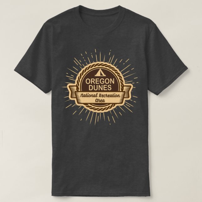 Oregon Dunes nationella rekreationsområde T Shirt (Design framsida)