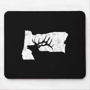 Oregon Elk Hunting Shirt - Bull Elk State Shape Musmatta