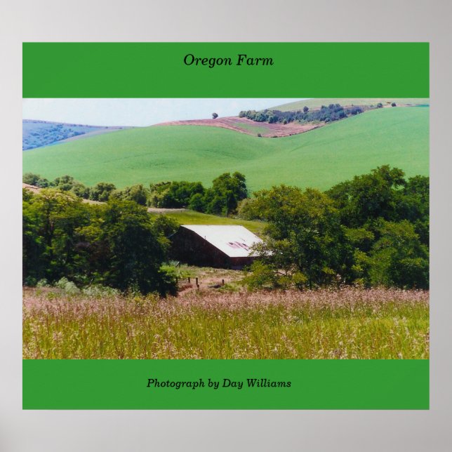 Oregon Farm Poster (Framsidan)