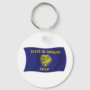Oregon Flagg Nyckelring