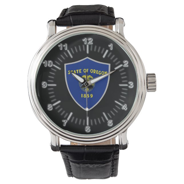 Oregon flagga armbandsur (Framsida)