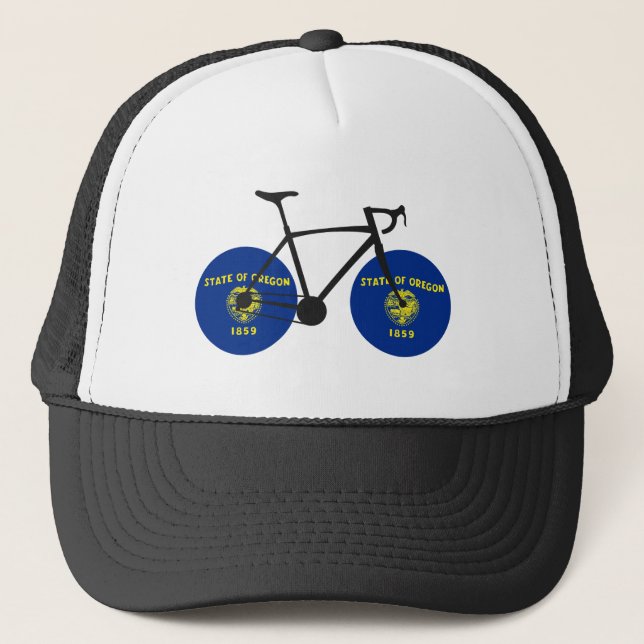 Oregon Flagga Cycling Keps (Framsida)