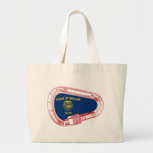 Oregon Flagga klättringsbrickor Jumbo Tygkasse