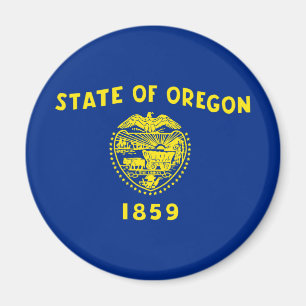 Oregon Flagga Magnet