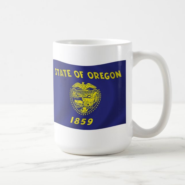 Oregon Flagga Mugg (Höger)