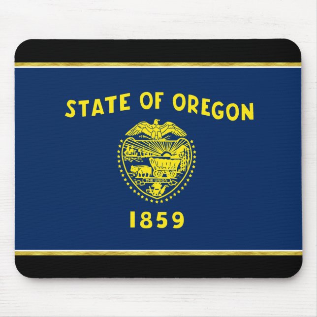 Oregon flagga musmatta (Framsidan)