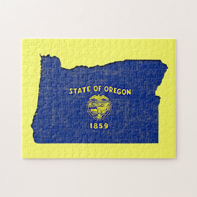 OREGON FLAGGA PUSSEL (Horisontell)
