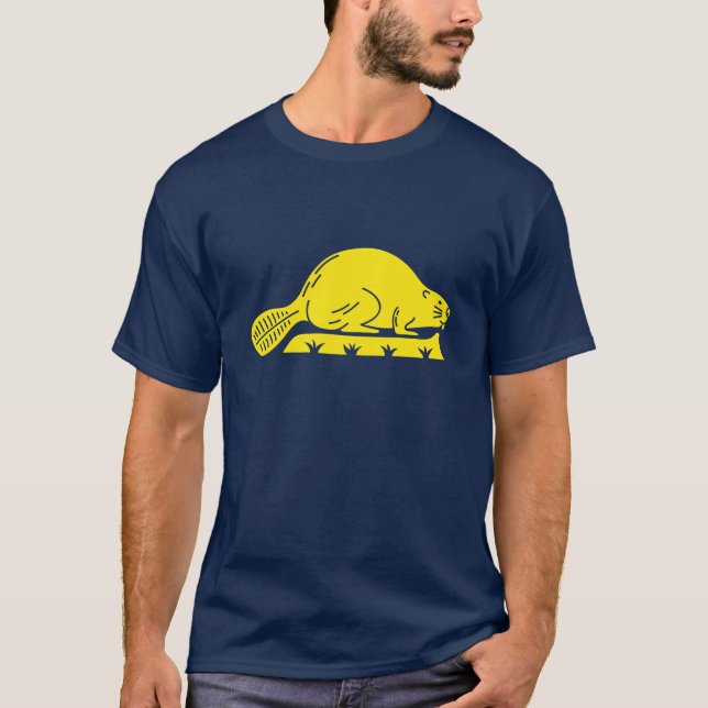 Oregon flaggatema 01 t shirt (Framsida)
