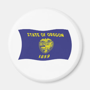 Oregon Flaggmagnet Magnet