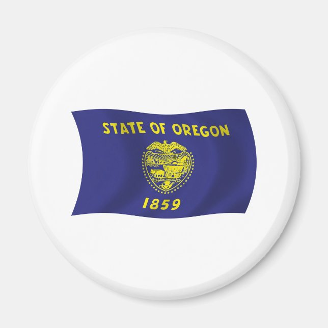 Oregon Flaggmagnet Magnet (Framsidan)