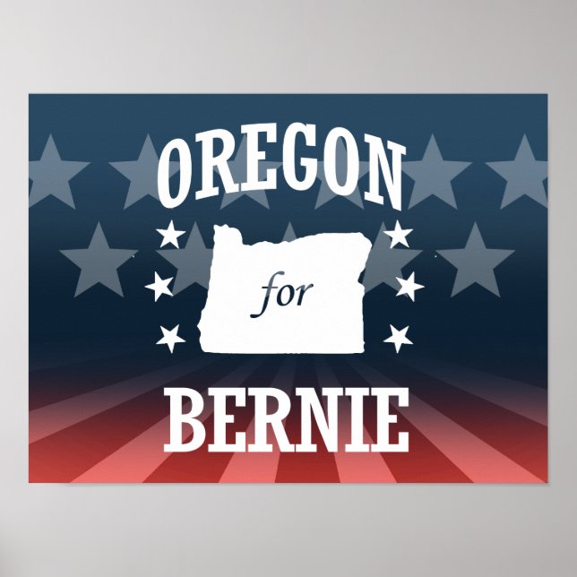 OREGON FOR BERNIE SANDERS POSTER (Framsidan)