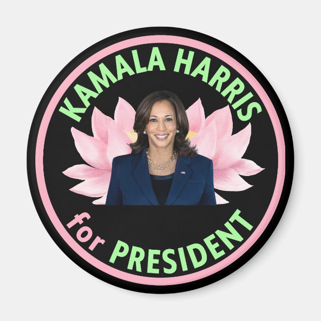 Oregon for Harris Circle Magnet (Framsidan)