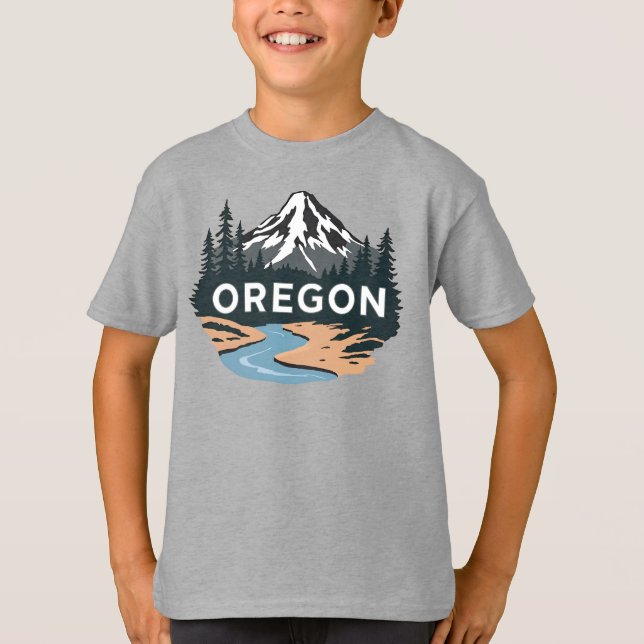 Oregon Förenta staterna T Shirt (Framsida)