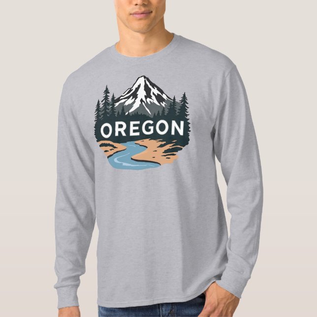 Oregon Förenta staterna T Shirt (Framsida)