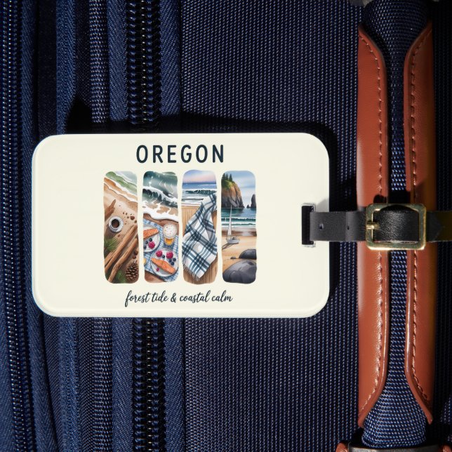 Oregon - Forest Tide & Coastal Lugn Bagagebricka (Framsida Insitu 4)