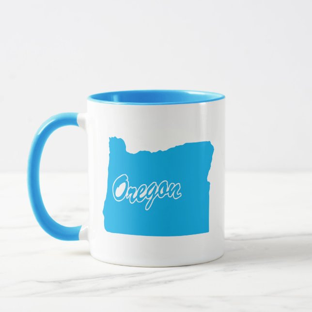 Oregon-formad mugg (Vänster)