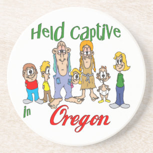 Oregon Funny Trailer Park Sandstone Underlägg Sandsten