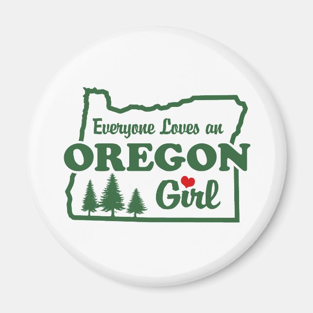 Oregon Girl Magnet (Framsidan)