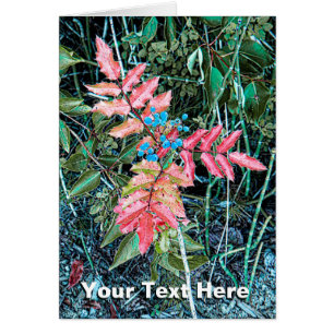 Oregon Grape Hälsningskort