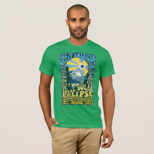 Oregon Groovy förmörkelse 2017 T Shirt
