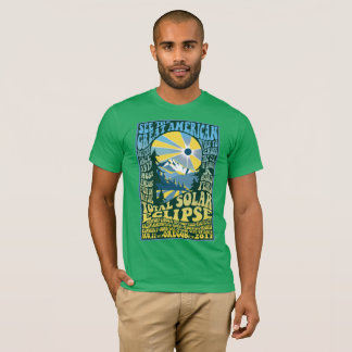 Oregon Groovy förmörkelse 2017 T Shirt