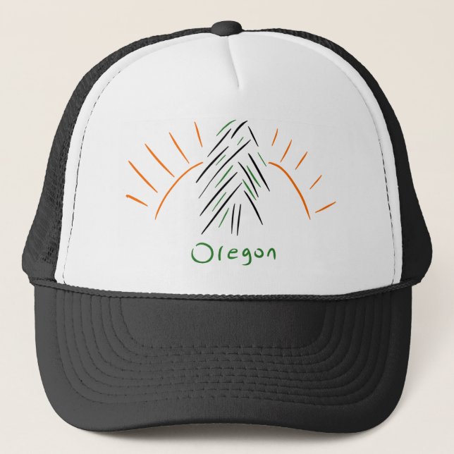 Oregon hatt truckerkeps (Framsida)