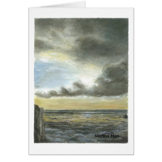 Oregon havhimmel hälsningskort