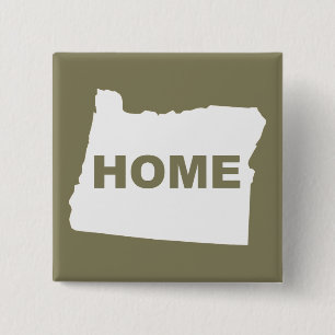 Oregon Hemma Borta Från Stat Knapp Badge Pin