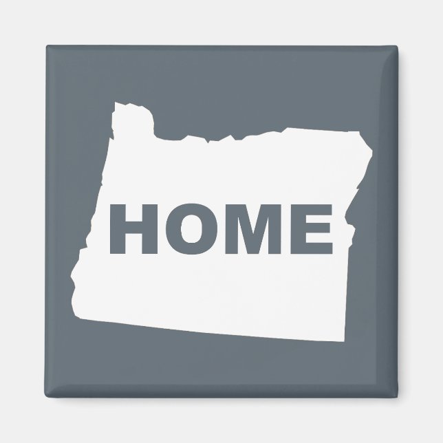 Oregon Home från State Fridge Magnet (Framsidan)