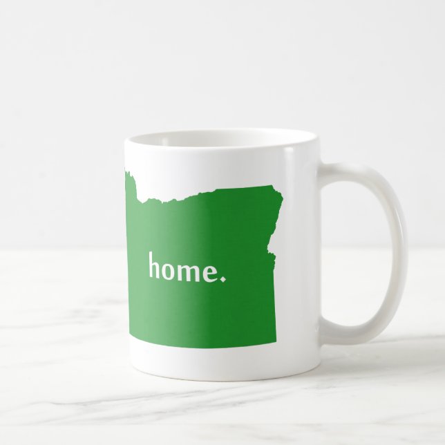Oregon Home State Grönt Kaffemugg (Höger)