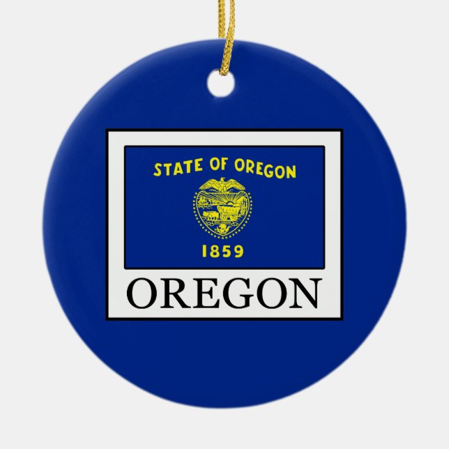 Oregon Julgransprydnad Keramik (Framsidan)