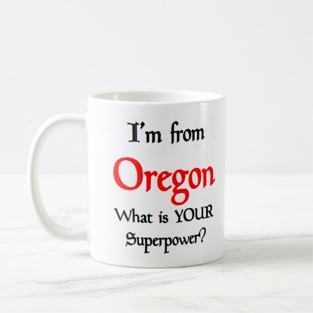 Oregon kaffe mugg (Vänster)
