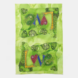 Oregon Kärlek över lagret Kitchen Towel Kökshandduk