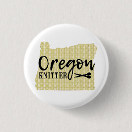 Oregon Knitter Black + Guld Crafts Knapp